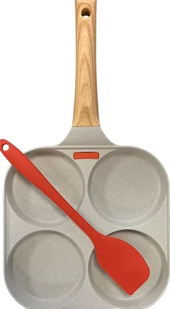 Poêle 4 compartiments avec spatule Ø 23 cm Best of TV Wonderpan