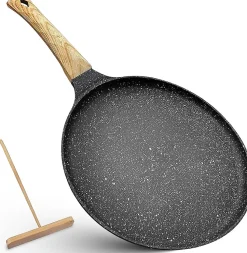 Poêle à crêpes 28 cm polyvalente