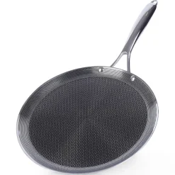 Poêle À Crêpes En Acier Inoxydable COOKCELL 29 Cm Revêtement Antiadhésif Durable Pour Cuisiniers Passionnés