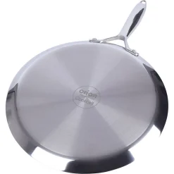Poêle À Crêpes En Acier Inoxydable COOKCELL 29 Cm Revêtement Antiadhésif Durable Pour Cuisiniers Passionnés