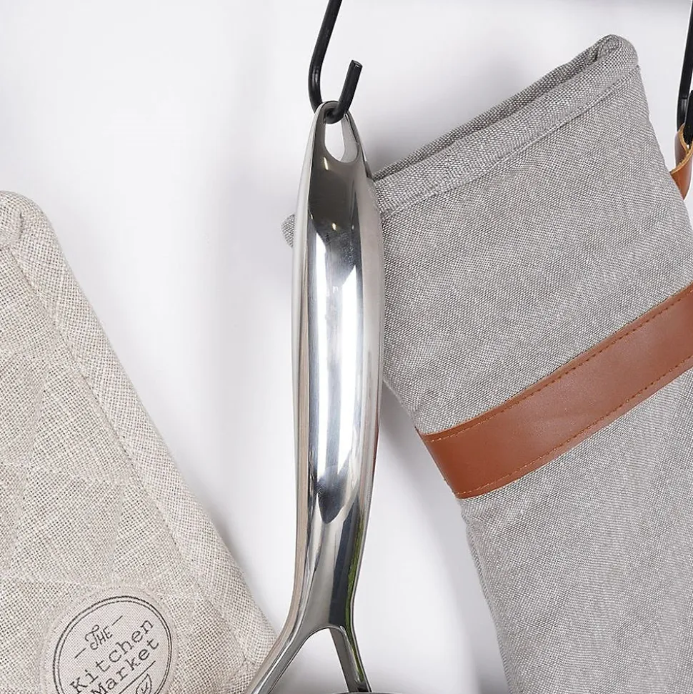 Poêle À Crêpes En Acier Inoxydable COOKCELL 29 Cm Revêtement Antiadhésif Durable Pour Cuisiniers Passionnés