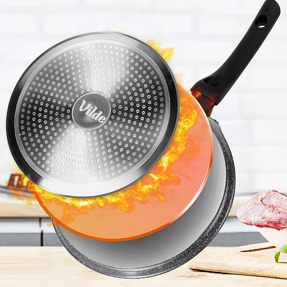 Poêle À Crêpes Revêtement Granit Black Line 24 Cm Antiadhésive