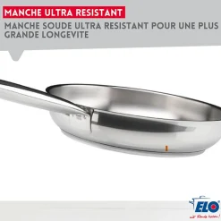 Poêle à frire en inox 18/10 32 cm Elo Profi Therm