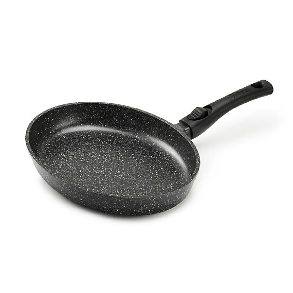 Poêle à Poisson PREMIUM 35 x 25 CM Fonte d'Aluminium Manche Amovible - Pradel