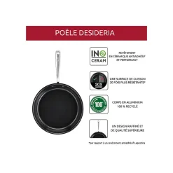 Poêle aluminium 28cm Lagostina 010275040128