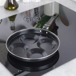 Poêle Antiadhésive Pour Œufs Avec 4 Alvéoles De 25 Cm