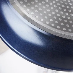 Poêle Diamant Antiadhésive 28 cm DIAMANT avec Couvercle en Verre Pour Cuisiniers Exigeants