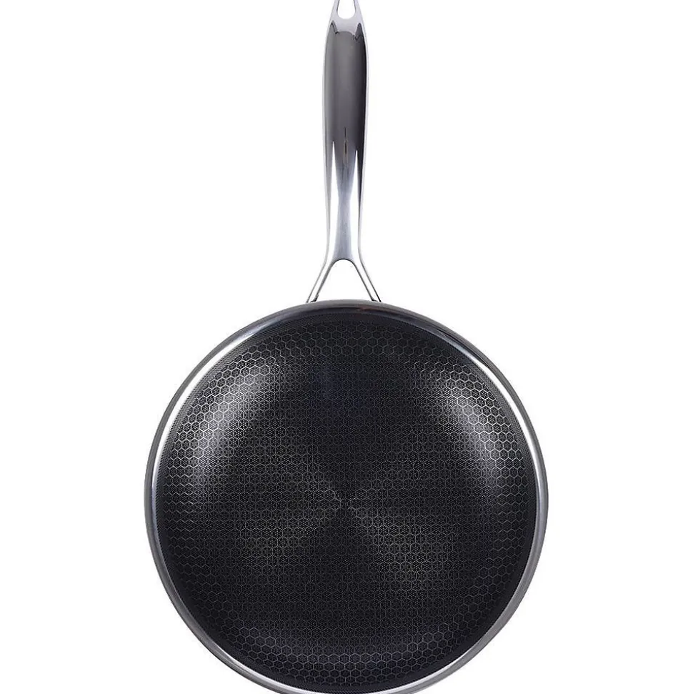 Poêle En Acier Inox Avec Revêtement Antiadhésif COOKCELL 24 Cm Durable Pour Cuisiniers À Domicile Série HYBRYD