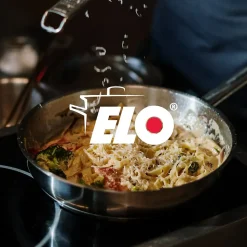 Poêle en acier inoxydable 18/10 24 cm Elo Relief Solution