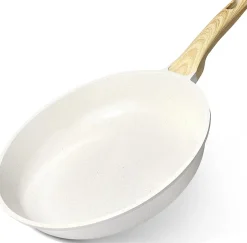 Poêle en céramique 26 cm antiadhésive blanche