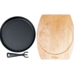 Poêle En Fonte Avec Planche De Service Cast Line 22 Cm