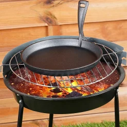 Poêle En Fonte Avec Planche De Service Cast Line 22 Cm