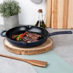Poêle En Fonte Émaillée Litina 28 Cm Polyvalente Pour Cuisson