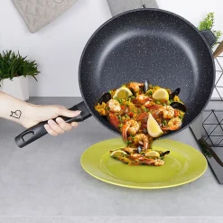 Poêle Granit 32 Cm Grande Robuste Antiadhésive Pour Cuisiniers Exigeants Performante