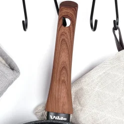 Poêle Granité Aluminium 32 Cm Antiadhésive Black And Wood