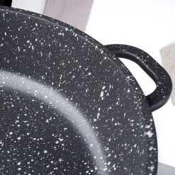 Poêle Granit GRANDE 24 cm Avec Couvercle Verre Antiadhésif 2,5 L Pour Cuisiniers Exigeants