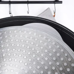 Poêle Gril En Granit Avec Quatre Ouvertures Pour Burgers Et Œufs Grande 26,5 cm