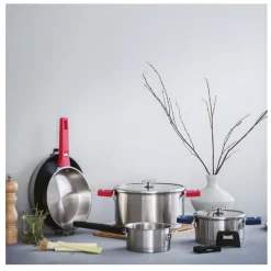 Poêle inox amovible combi 20 cm