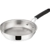 Poêle inox 24cm Lagostina 012896040124 tempra inox
