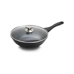 Poêle Wok 30 cm en fonte Royalty Line RLBW30M