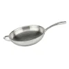 Poêle wok 30 cm en inox 18/10 Elo Relief Evolution