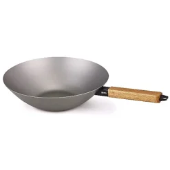 Poêle wok en acier carbone 20cm gris Beka 13970244