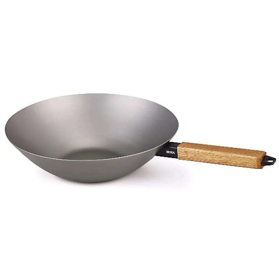 Poêle wok en acier carbone 20cm gris Beka 13970244