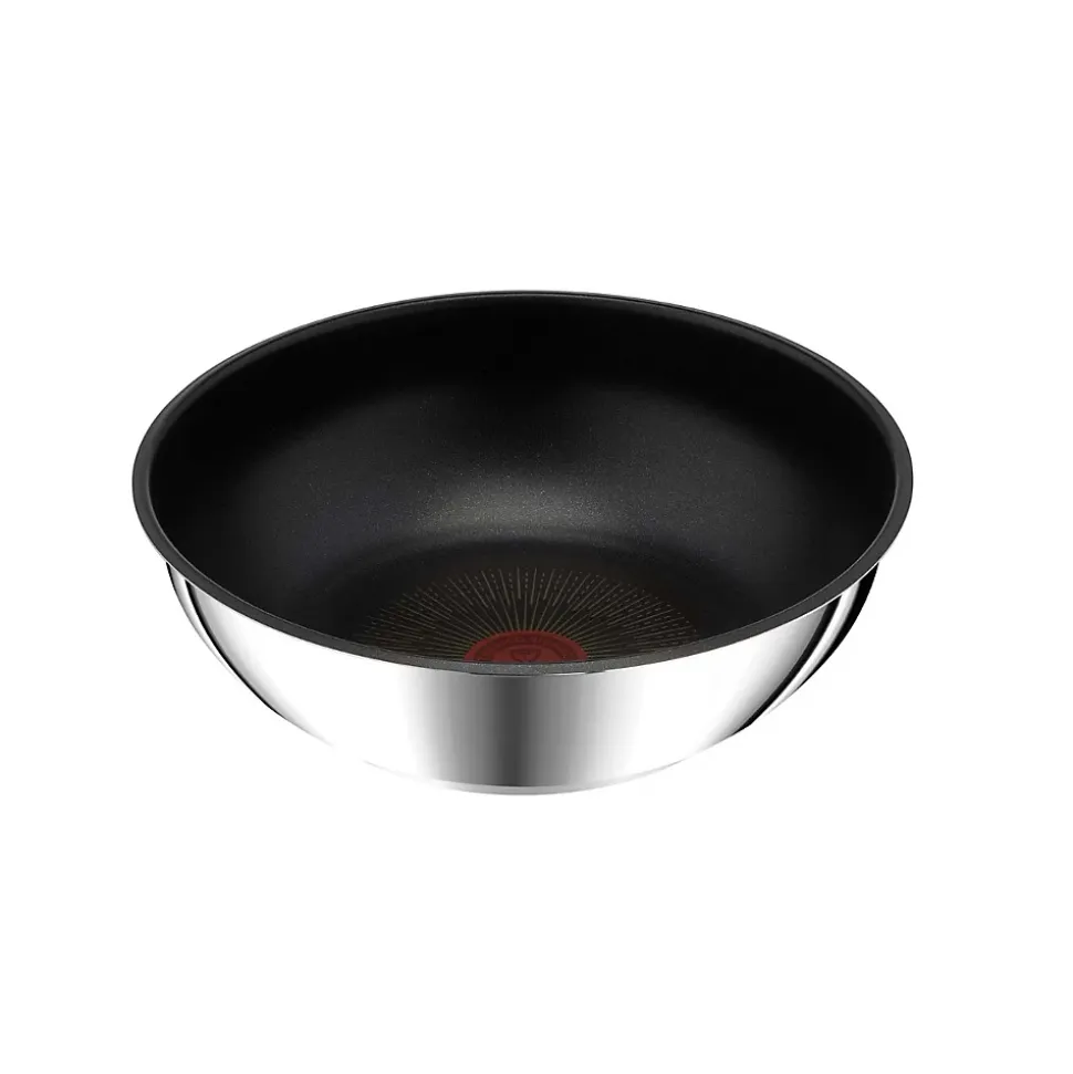Poêle wok acier inoxydable 26cm Tefal L9737702 ingenio préférence