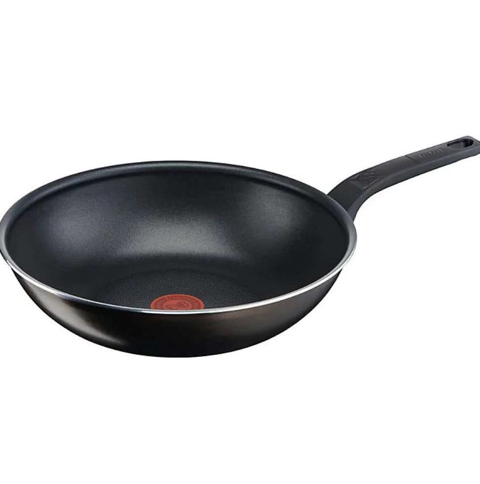 Poêle wok aluminium 28cm noir Tefal B5541902 easy cook & clean