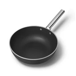 Poêle wok 30cm noir mat Smeg WOF3002BLM