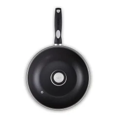 Poêle Wok couvercle Pro induc 28 cm