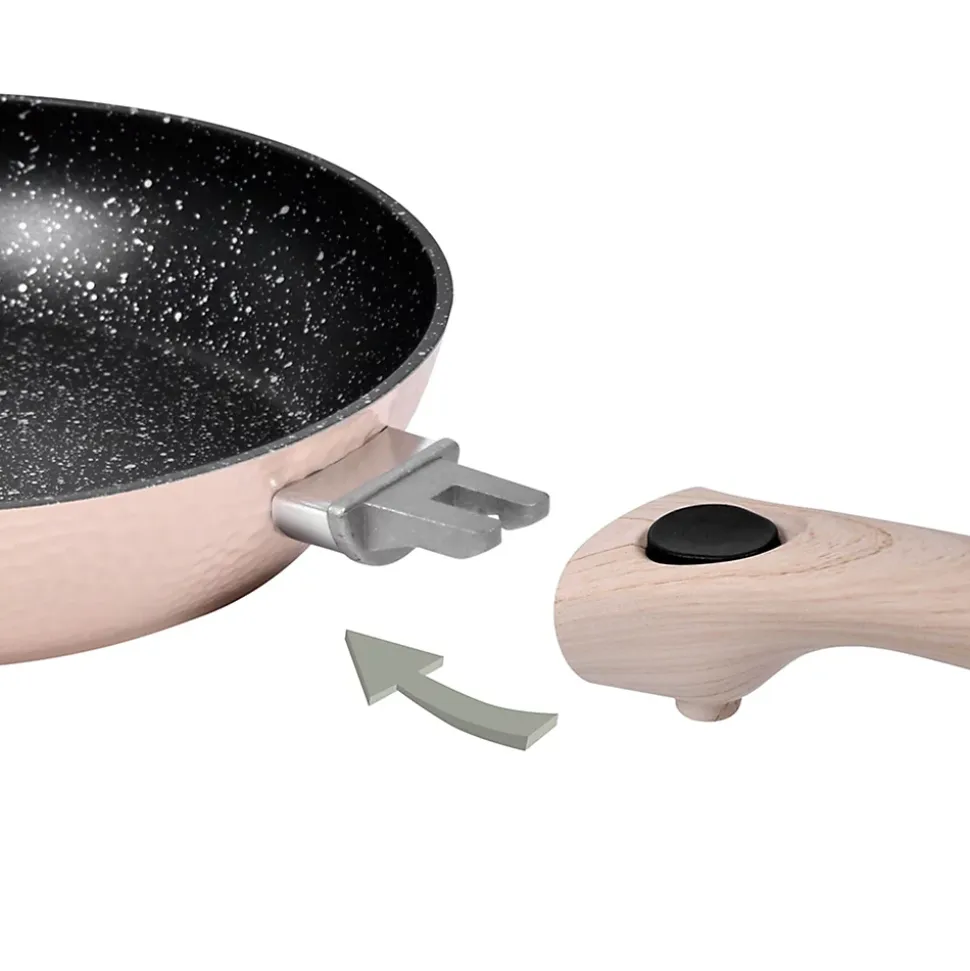 Poêle en céramique beige vanille H. 8 x L. 25 cm Durandal Equilibre Céramique