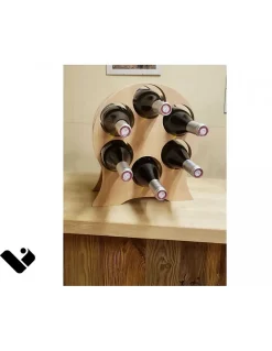 Porte Bouteilles Vertige Vigneron Bois 6 Bouteilles / Chêne