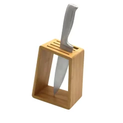 Porte couteaux en bambou beige Box & Beyond