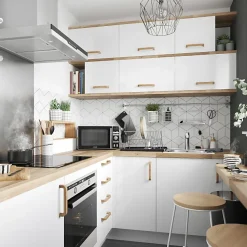 Porte de colonne de cuisine Stevia blanc L. 60 cm x H. 62 cm GoodHome