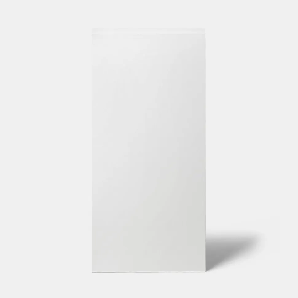 Porte de colonne de cuisine Garcinia blanc brillant L. 60 cm x H. 130 cm GoodHome