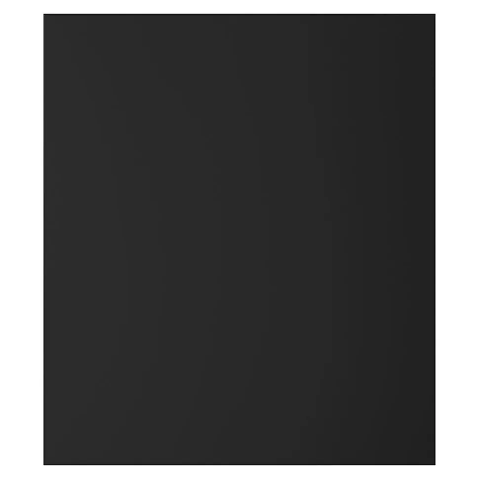 Porte de colonne de cuisine Stevia noir mat L. 60 cm x H. 70 cm GoodHome