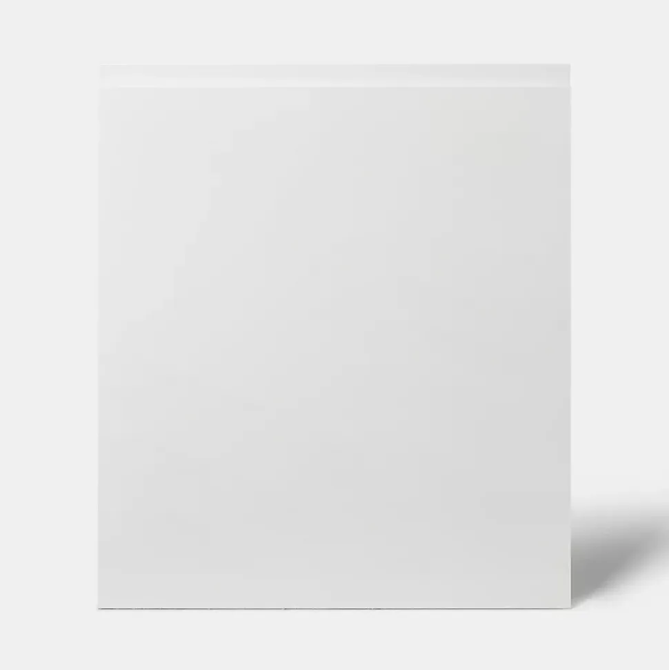 Porte de colonne de cuisine Garcinia blanc brillant L. 60 cm x H. 70 cm GoodHome