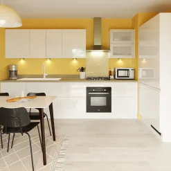 Porte de colonne de cuisine Garcinia blanc brillant L. 60 cm x H. 70 cm GoodHome