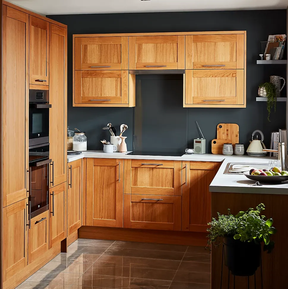 Porte de colonne de cuisine Verbena chêne L. 60 cm x H. 62 cm GoodHome