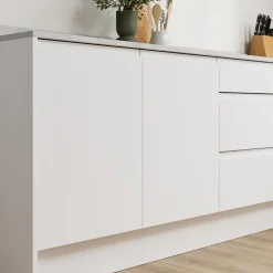 Porte de colonne de cuisine Garcinia blanc mat l. 60 x H. 55 cm GoodHome