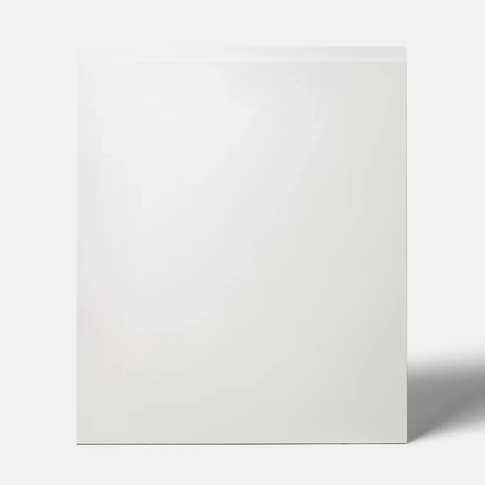 Porte de colonne de cuisine Garcinia blanc brillant L. 60 cm x H. 72 cm GoodHome