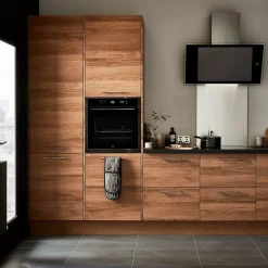 Porte de colonne de cuisine Chia chêne fumé L. 60 cm x H. 62 cm GoodHome