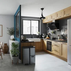 Porte de meuble de cuisine Verbena chêne massif l. 15 cm x H. 72 cm GoodHome