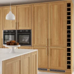 Porte de meuble de cuisine Verbena chêne massif l. 15 cm x H. 72 cm GoodHome