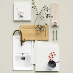 Porte de meuble de cuisine Verbena chêne massif l. 15 cm x H. 72 cm GoodHome