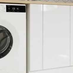 Porte de meuble de cuisine Stevia blanc brillant l. 15 cm x H. 72 cm GoodHome