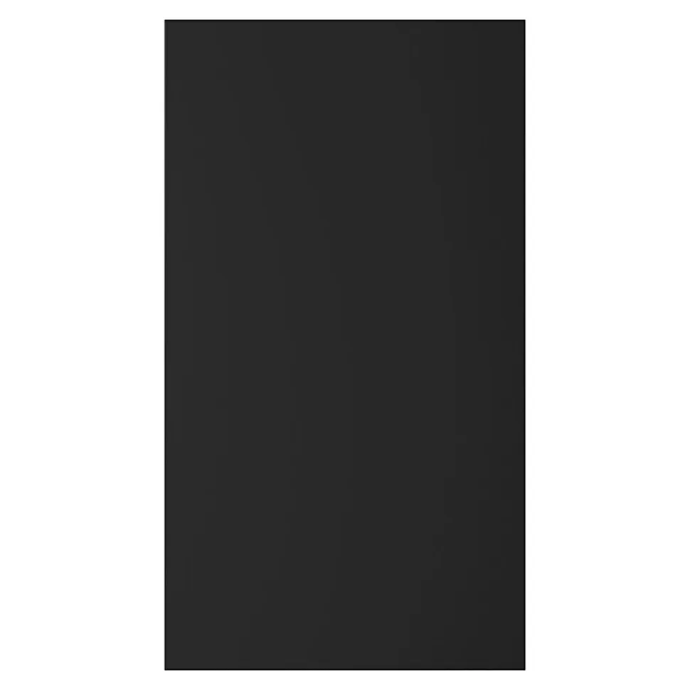 Porte de meuble de cuisine Stevia noir mat l. 40 cm x H. 72 cm GoodHome