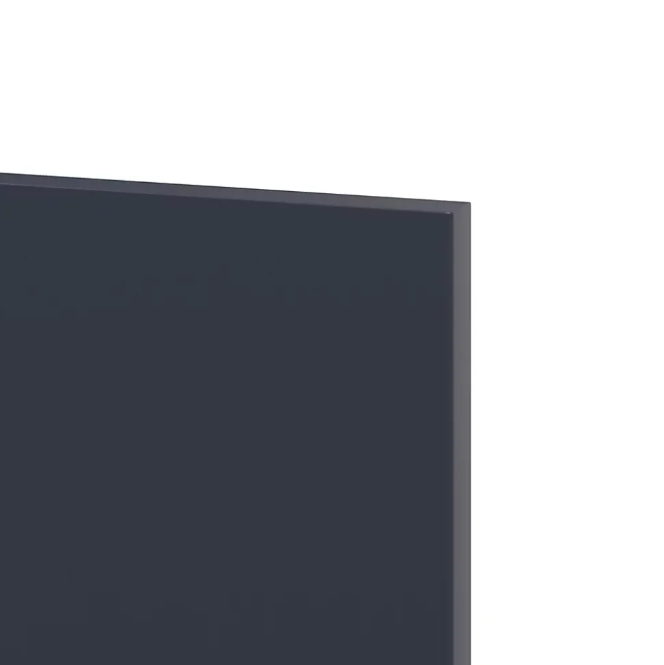 Porte de meuble de cuisine Stevia bleu mat l. 50 cm x H. 72 cm GoodHome