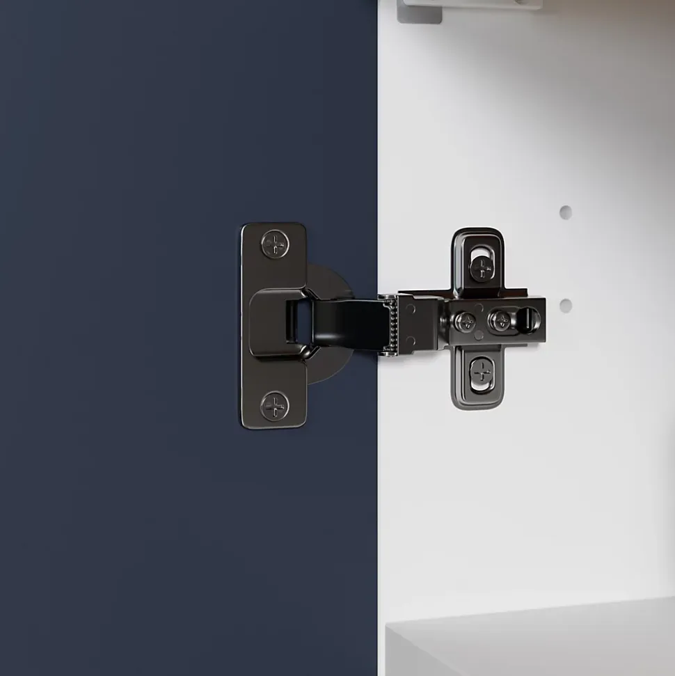 Porte de meuble de cuisine Stevia bleu mat l. 50 cm x H. 72 cm GoodHome